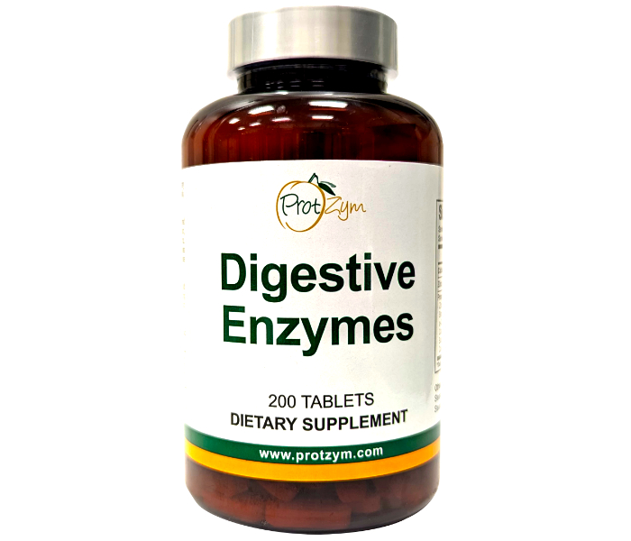 Protzym Digestive Enzymes bottle with 200 tablets